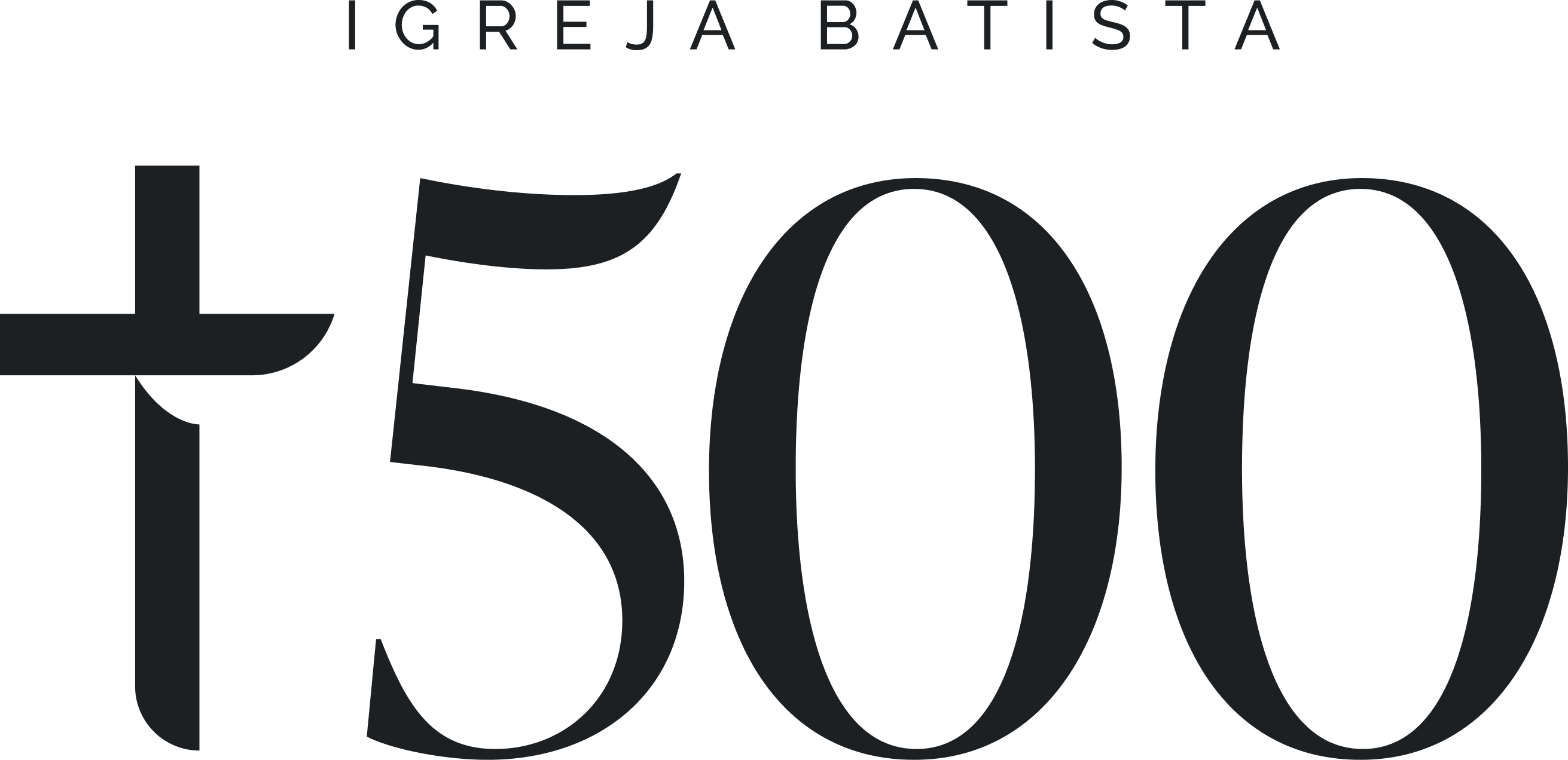 Logo igreja Batista  mais 500